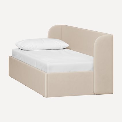 Кровать Милтон 120 Velvet Light