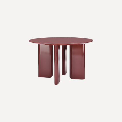 Обеденный стол Алмонт-2 Glossy Red