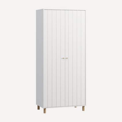 Распашной шкаф Моррис-2 Milk