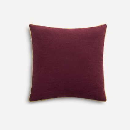 Подушка Бирни Velvet Marsala 45x45