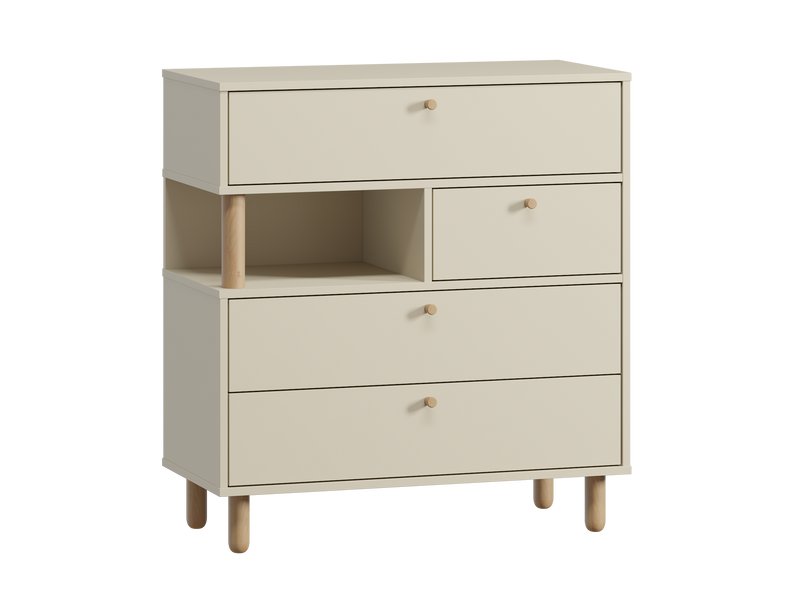 Комод Дикинс 85x92 Светло-бежевый