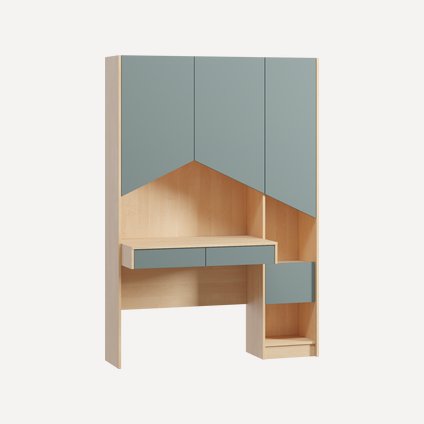 Письменный стол Пенни-2 Plywood Mint