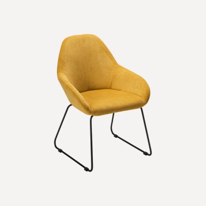 Стул Кент-4 Velvet Yellow