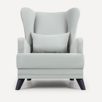 Кресло Оксфорд Velvet Silver