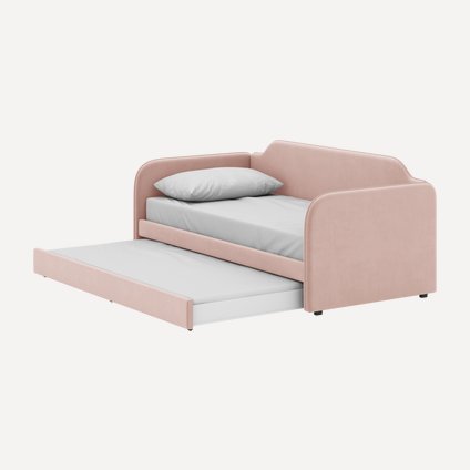 Кровать выдвижная детская Велди 90 Velvet Pink