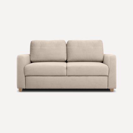 Диван прямой Бруквиль Велюр Бежевый
