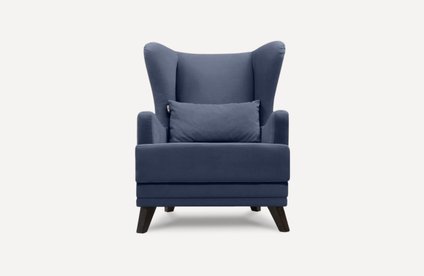 Кресло Оксфорд Velvet Navy Blue распродажа