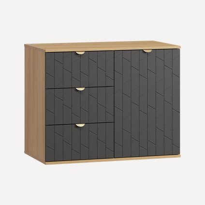 Тумба Монблан 93x76 Грань Графитовый