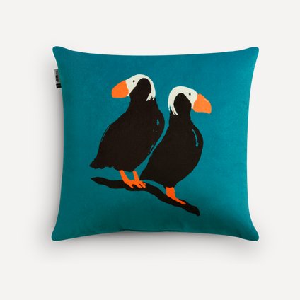 Подушка Пуффины 45x45