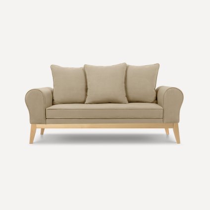 Диван прямой Коро Velvet Beige