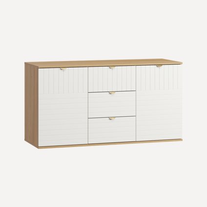 Тумба Монблан 139x76 Линии Белый