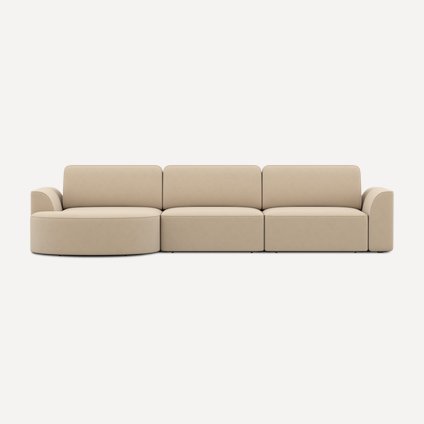 Диван модульный Спейс-М 2 Velvet Beige
