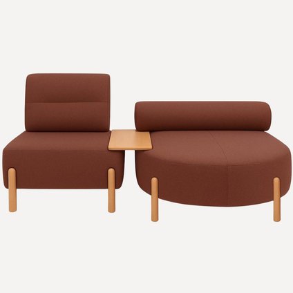 Диван модульный Альди Textile Marsala распродажа