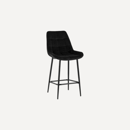 Стул полубарный Флекс Velvet Black