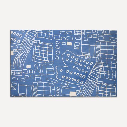 Ковер Тут Рядом Неожиданно Синий 200x300