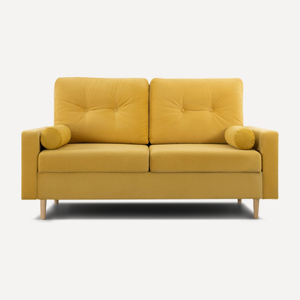 Диван прямой Динс Мини Velvet Yellow