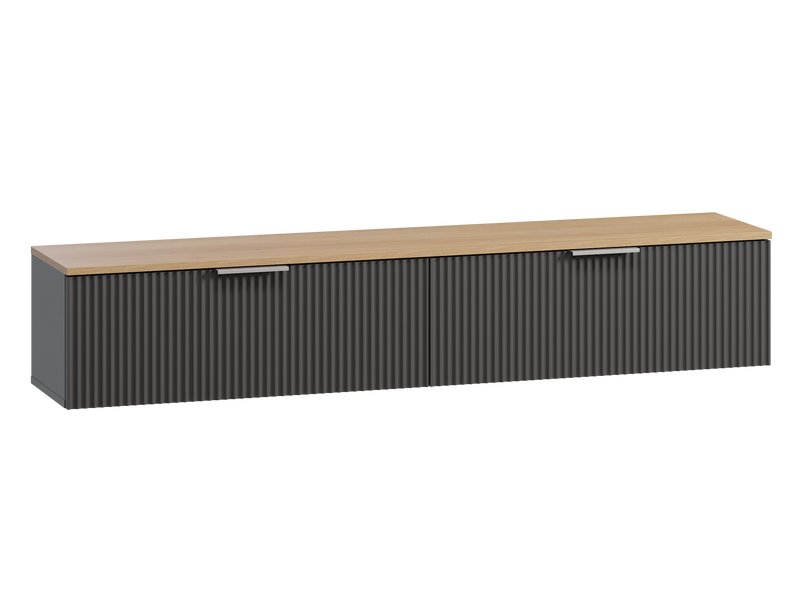 ТВ-тумба подвесная Енссон 160x30 Графитовый