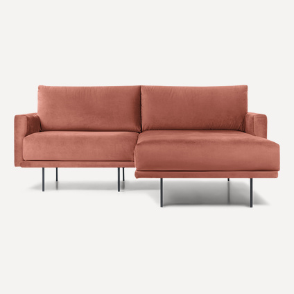 Диван угловой Мисл-1 Barhat Salmon