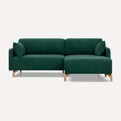 Диван угловой Льери Velvet Emerald