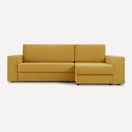 Диван угловой Мейлон Velvet Yellow