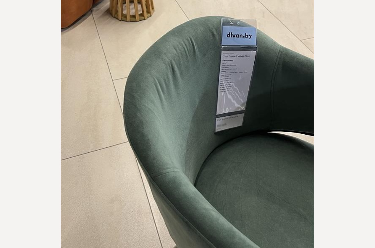 Стул Элиза-1 Velvet Olive - фото 2 Стул Элиза-1 Velvet Olive - фото 2