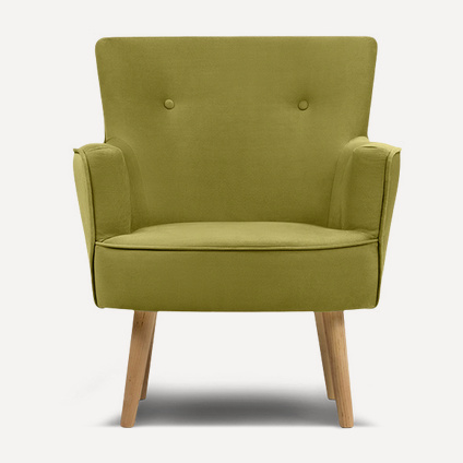 Кресло Чарли Velvet Lime