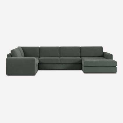 Диван угловой Вальтер-2 Soft Olive