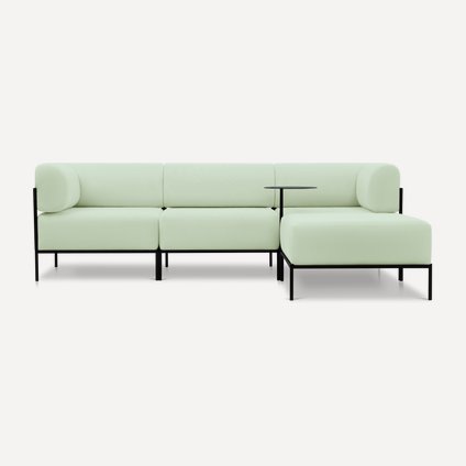 Диван модульный Нолан-B 1 Textile Olive