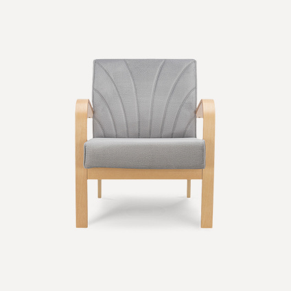 Кресло Шелл Velvet Grey