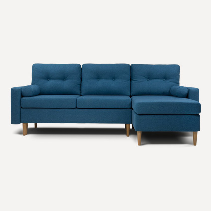 Диван угловой Динс Sherst Blue