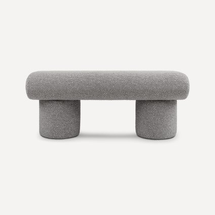 Банкетка Плум Букле Серый