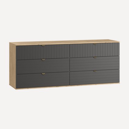 Комод Монблан-4 Line Grafit