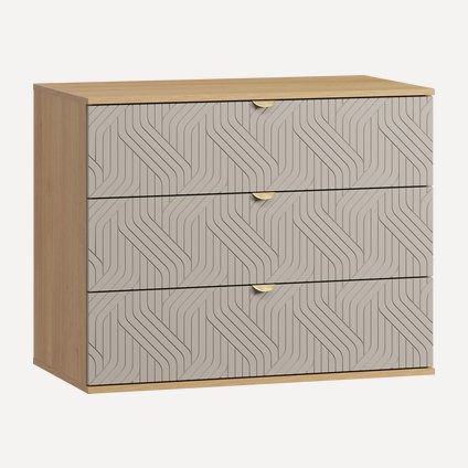 Комод Монблан-3 Fancy Santiago Oak