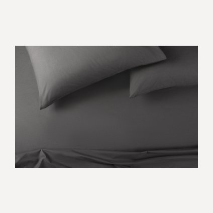 Простыня на резинке Миксуй Графитовый 180x200