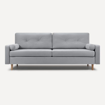 Диван прямой Динс Velvet Silver