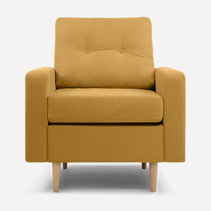 Кресло Динс Textile Yellow