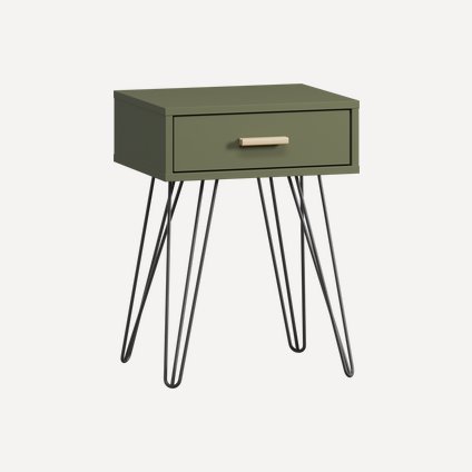 Тумба прикроватная Ивейн-5 Iron Olive