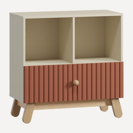 Стеллаж детский Финни-1 Terracota