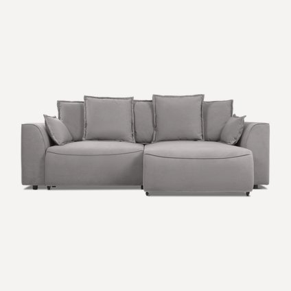 Диван угловой Напа Velvet Silver