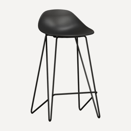 Стул полубарный Роки Black