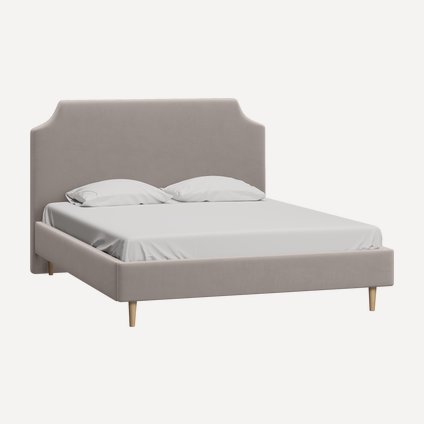 Кровать Адона-Legs 180 Velvet Cocoa