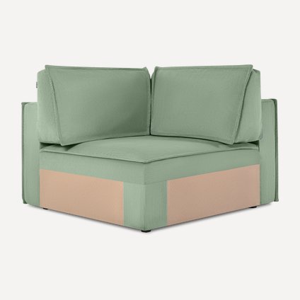 Угловое кресло Этен Vertical Mint