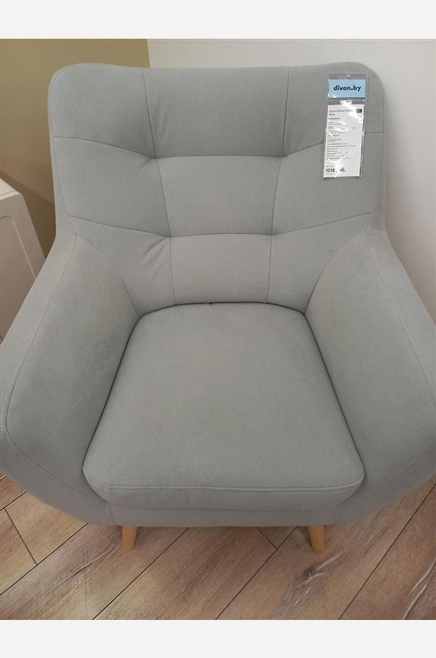 Кресло Витио Velvet Silver - фото 2