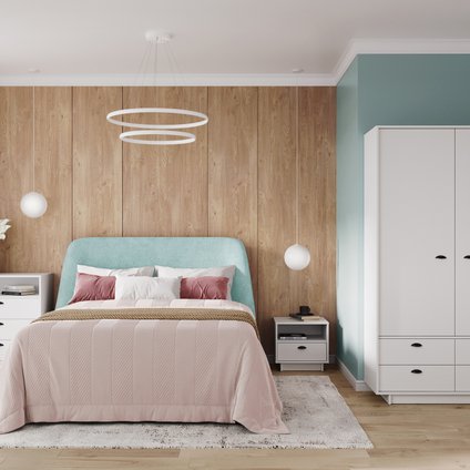 Спальня модульная Айрин-1 White