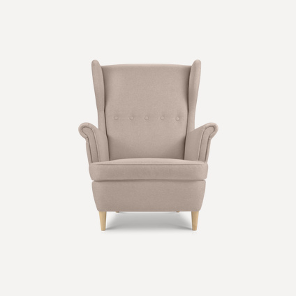 Кресло Дженкс Рогожка Светло-бежевый