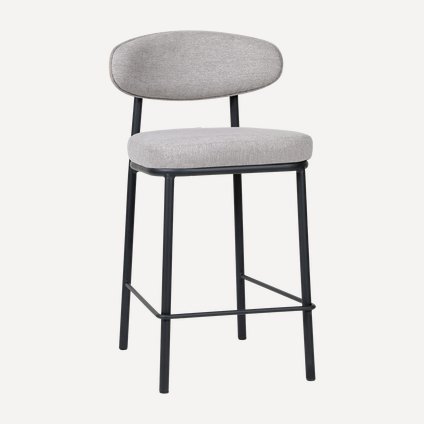 Стул полубарный Харвин Textile Grey