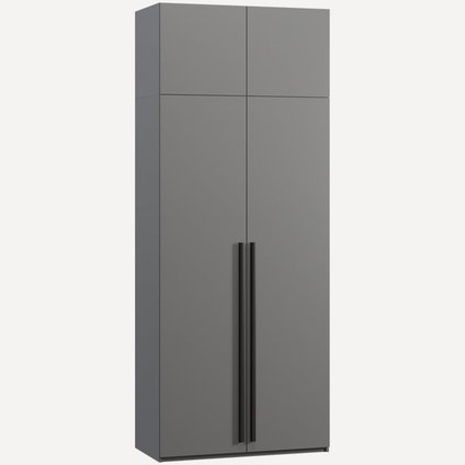 Распашной шкаф Кимбол-2.1-100-45-240 Grey