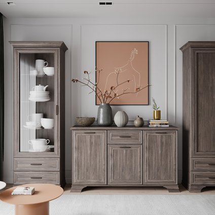 Модульная гостиная Тиффани-4 Орех Элия