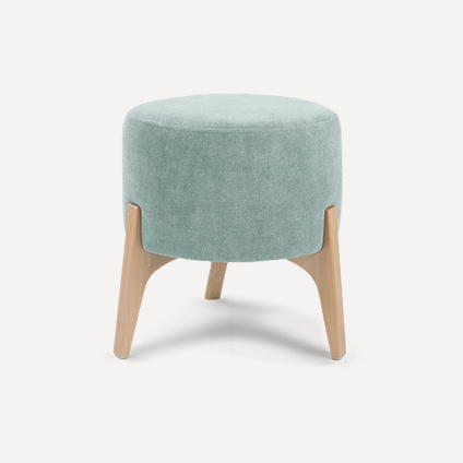 Пуф Лидо Велюр Мятный