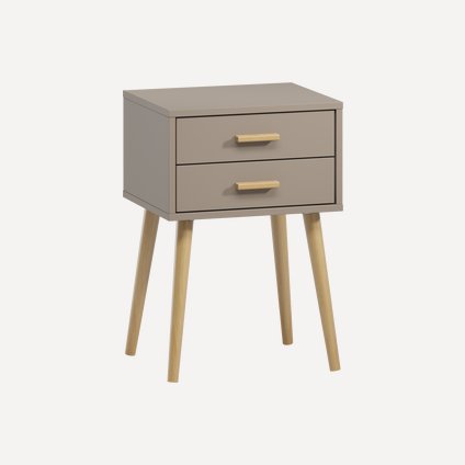 Тумба прикроватная Ивейн-3 Gene Double Latte